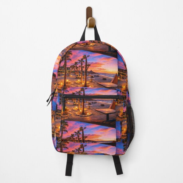 Item preview, Twilight Oasis: Tropical Beach Sunset photo designed and sold by Stardust_Sketches.