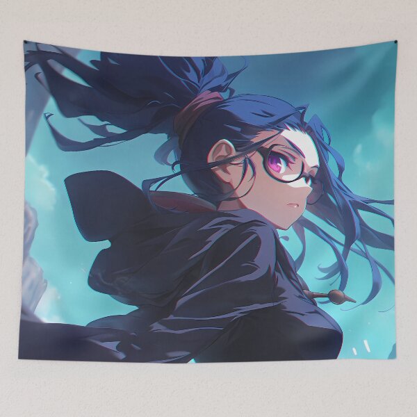 Item preview, Ursula Callistis Little Witch Academia Windy Cloak Sky Blue designed and sold by TanglenRabbit.