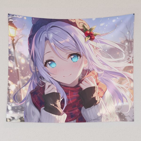 Item preview, Shizuru Princess Connect Cozy Winter Snow Soft Light designed and sold by TanglenRabbit.
