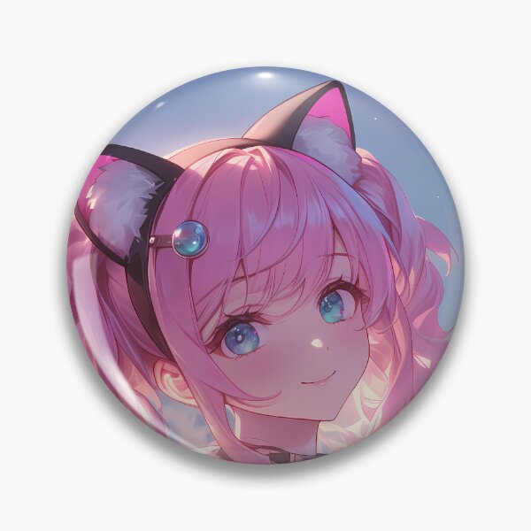 Item preview, Tsumugi Princess Connect Dreamy Bubbles Cat Ears Pastel designed and sold by TanglenRabbit.