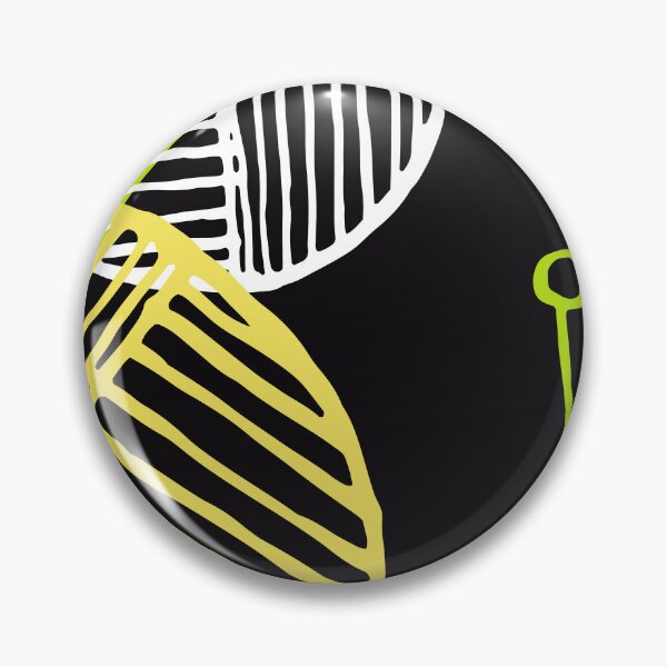 Item preview, Mid-Century Modern 1950's Lime, Yellow, Black Abstract Designs designed and sold by DEC02.