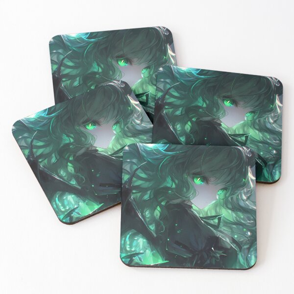 Item preview, Dead Master Black Rock Shooter Green Glow Cyberpunk Shadow Night Mystery designed and sold by TanglenRabbit.