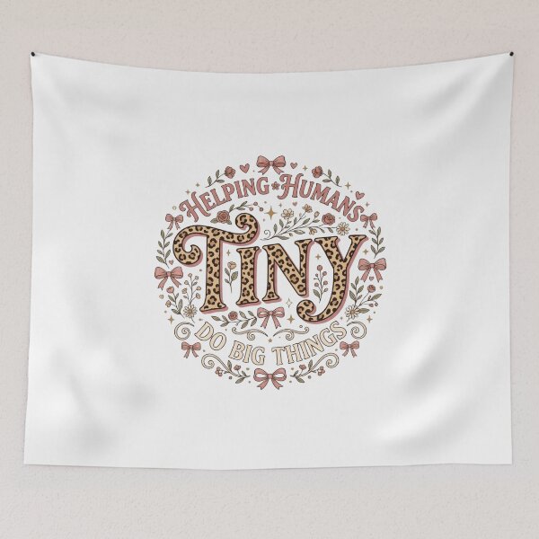 Item preview, Helping Tiny Humans Do Big Things Coquette Bow Leopard Teacher designed and sold by ShopVelona.