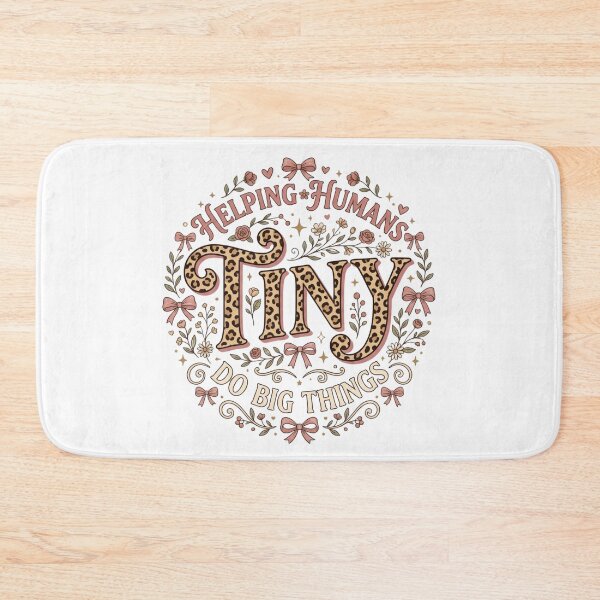 Item preview, Helping Tiny Humans Do Big Things Coquette Bow Leopard Teacher designed and sold by ShopVelona.