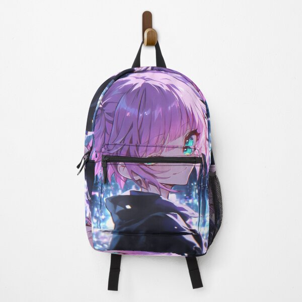 Item preview, Nazuna Nanakusa Call Of The Night Neon Night City Purple Glow Dreamy designed and sold by TanglenRabbit.
