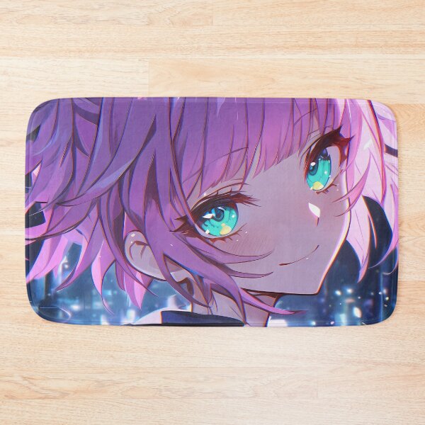 Item preview, Nazuna Nanakusa Call Of The Night Neon Night City Purple Glow Dreamy designed and sold by TanglenRabbit.