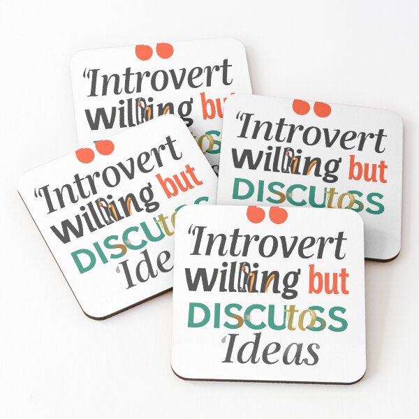Item preview, Introvert But Thinking designed and sold by BelleVibeStudio_.