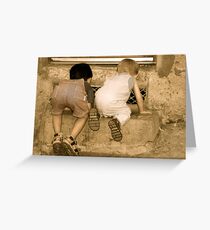 where did it go? Greeting Card