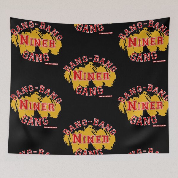 Item preview, Bang Bang Niner Gang Mud Run Vintage Football designed and sold by phoebelevine.