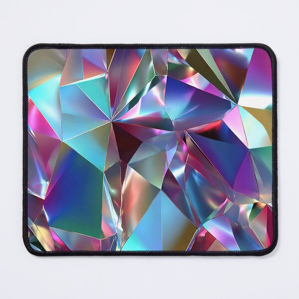 Item preview, Colorful Myriad Of Vibrant, Faceted Geometric Abstract Shapes designed and sold by DEC02.