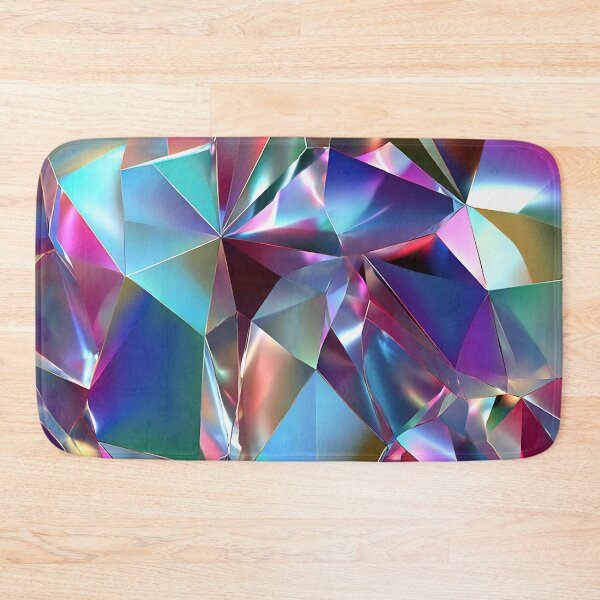 Item preview, Colorful Myriad Of Vibrant, Faceted Geometric Abstract Shapes designed and sold by DEC02.