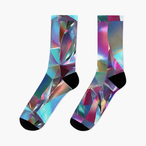 Item preview, Colorful Myriad Of Vibrant, Faceted Geometric Abstract Shapes designed and sold by DEC02.