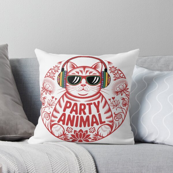 Item preview, Chill Tabby Cat in Sunglasses Chinese Paper Cut Art designed and sold by Bloomkept.