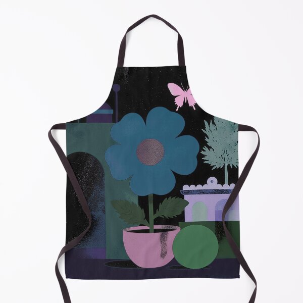 Item preview, The Midnight Contrast: Purple Flower and Mint Gateway designed and sold by joycrysstudio.