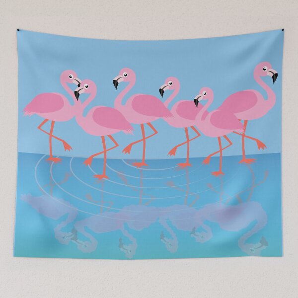 Item preview, Flamboyance of Flamingos designed and sold by ROSE ANN BANILAR.