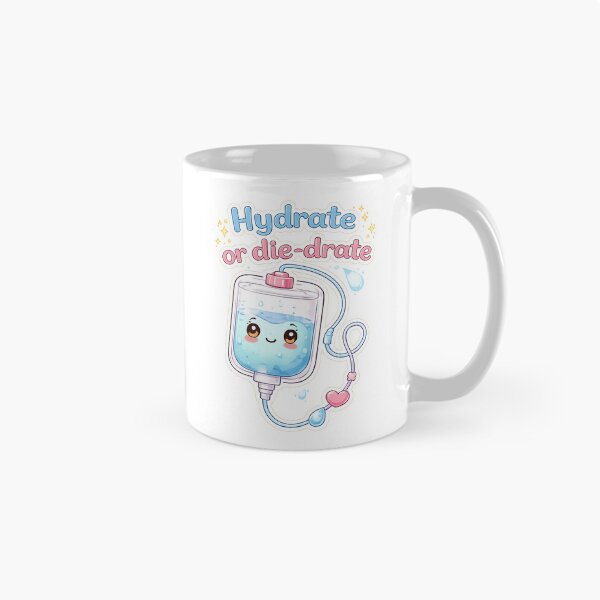 Item preview, Hydrate or Die-drate IV Bag Sticker – Funny Nurse Sticker | Cute Medical Humor | Healthcare Student Gift designed and sold by MedStickerCo.