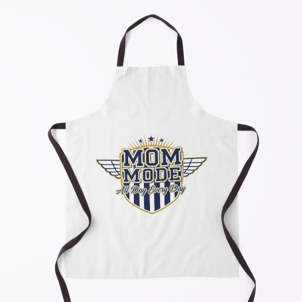 Item preview, All Day Every Day Funny Retro Shield Motherhood Design designed and sold by Teeny Quities.