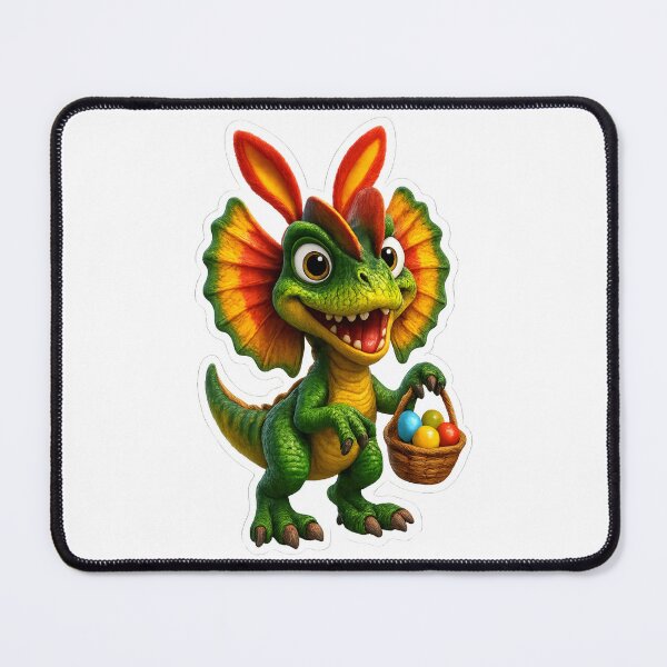 Item preview, Easter Dilophosaurus designed and sold by Sillytoe.