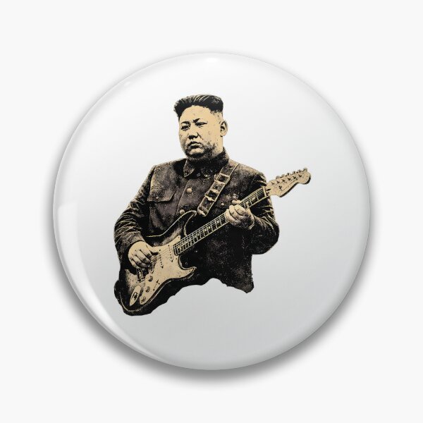 Item preview, Kim Jong Un Playing Electric Guitar Rock Music Superstar Parody designed and sold by phoebelevine.