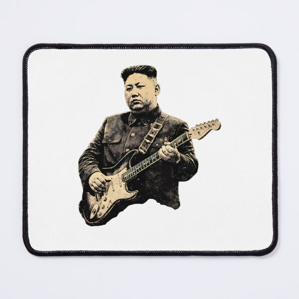 Item preview, Kim Jong Un Playing Electric Guitar Rock Music Superstar Parody designed and sold by phoebelevine.