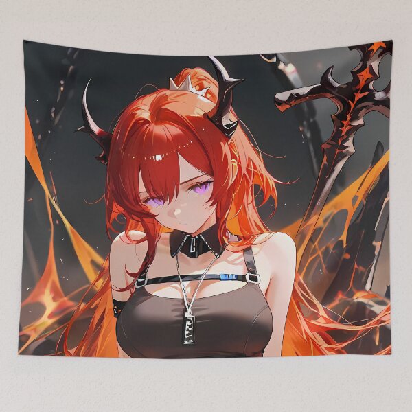 Item preview, Surtr Arknights Prelude To Dawn Dark Flame Beauty designed and sold by Spraykart.