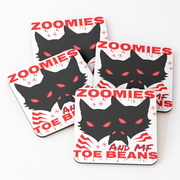 Item preview, Zoomies and MF Toe Beans Funny Black Cat designed and sold by maddysmooncats.