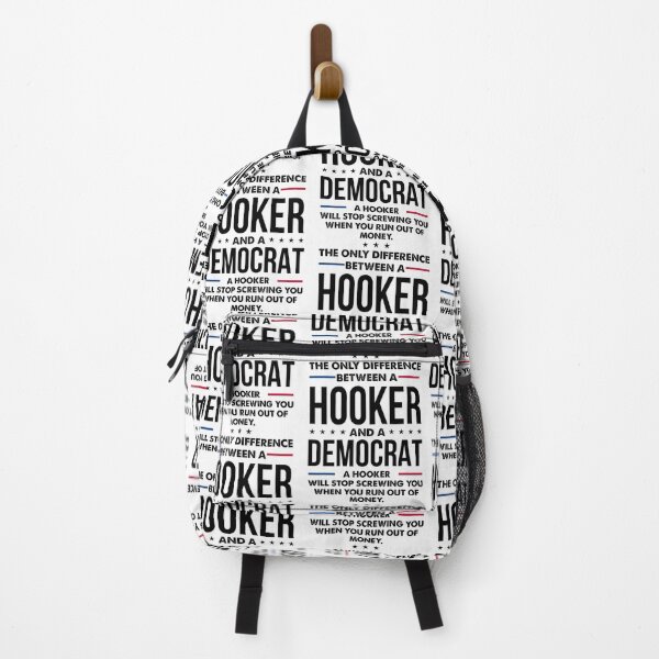 Item preview, The Only Difference Between A Hooker And Democrat Political Statement designed and sold by phoebelevine.