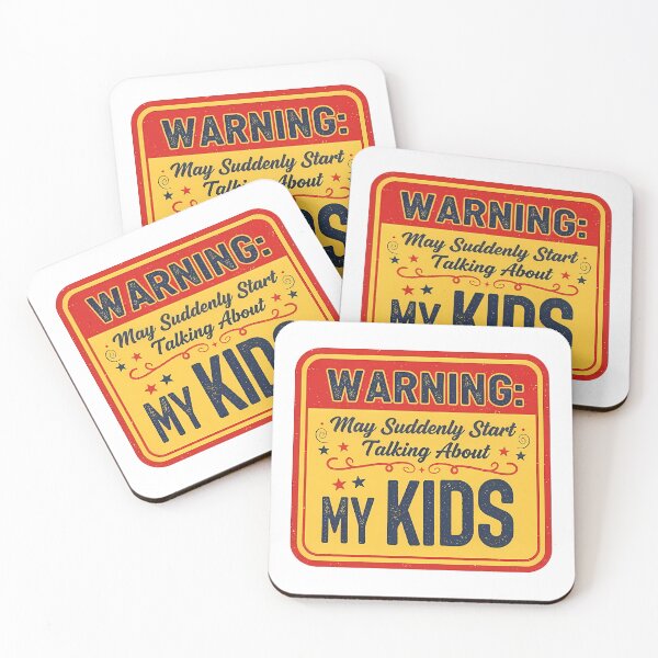 Item preview, Warning May Start Talking About My Kids designed and sold by Teeny Quities.