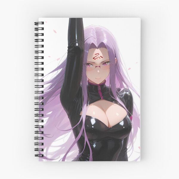 Item preview, Rider Fate Stay Night Dark Elegant Purple Hair Portrait designed and sold by Spraykart.