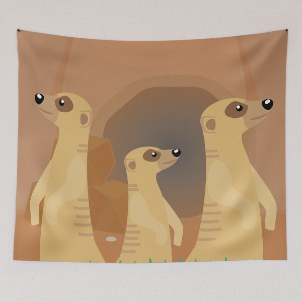 Item preview, Gang of Meerkats designed and sold by ROSE ANN BANILAR.