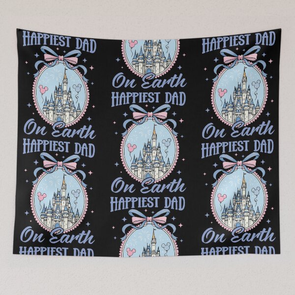 Item preview, Happiest Dad On Earth Matching Family Trip Father's Day designed and sold by phoebelevine.