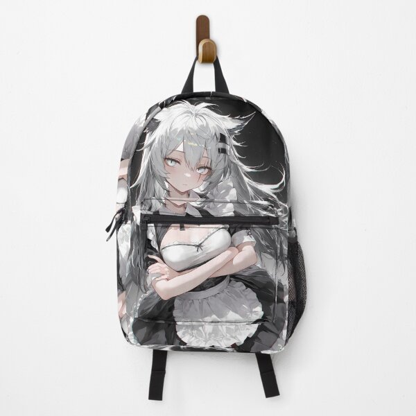 Item preview, Prelude Lappland Arknights Maid Uniform Anime Girl Silver Hair Elegance Charm designed and sold by Spraykart.