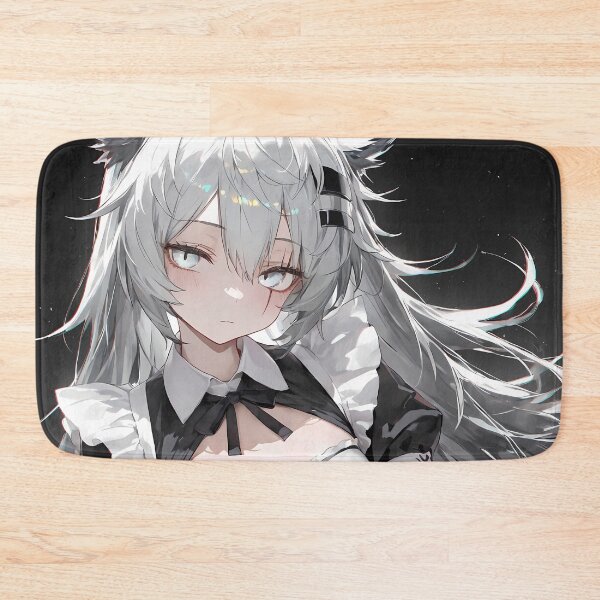 Item preview, Prelude Lappland Arknights Maid Uniform Anime Girl Silver Hair Elegance Charm designed and sold by Spraykart.