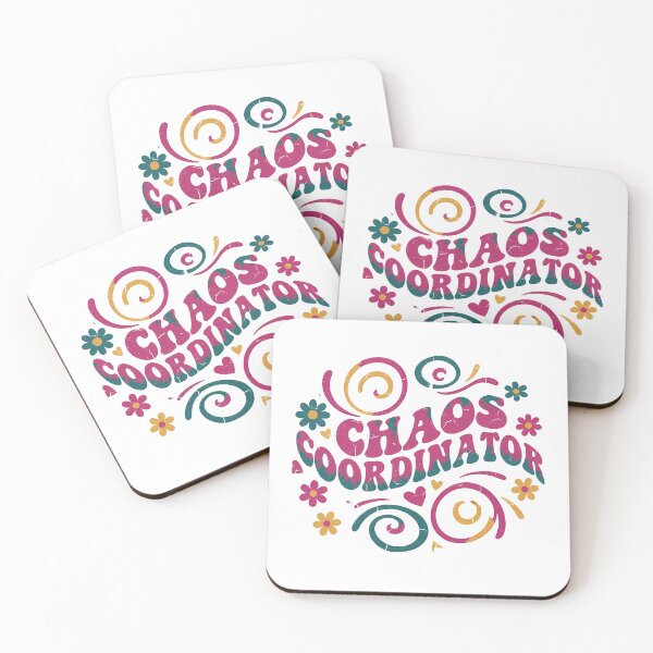 Item preview, Chaos Coordinator Funny Retro Quote designed and sold by Teeny Quities.