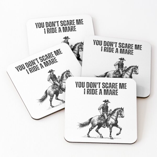 Item preview, You Dont Scare Me I Ride A Mare Horse Lover Equestrian designed and sold by Dondonmart.