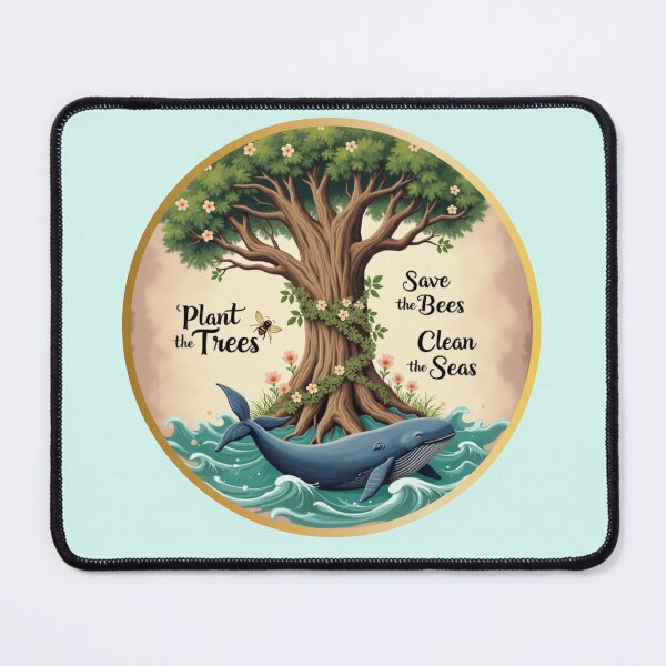 Item preview, Earth Day Watercolor Mosaic | Luminous Globe Art designed and sold by PriyaMagic.