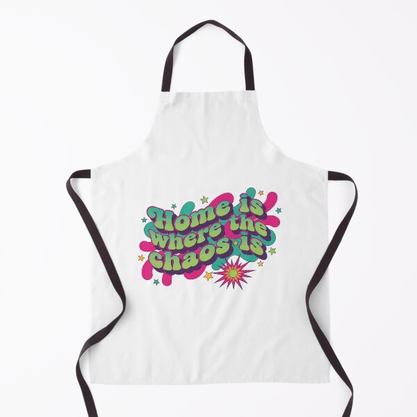 Item preview, Home Is Where the Chaos Is Retro Quote designed and sold by Teeny Quities.