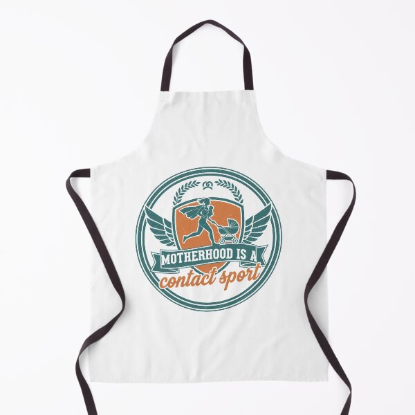 Item preview, Motherhood Is a Contact Sport Retro Mom Design designed and sold by Teeny Quities.