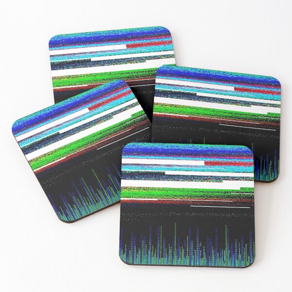 Item preview, Digital Glitch Matrix Equalizer Abstract Design designed and sold by PixorStudio.