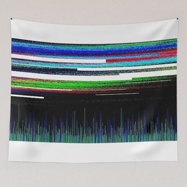 Item preview, Digital Glitch Matrix Equalizer Abstract Design designed and sold by PixorStudio.