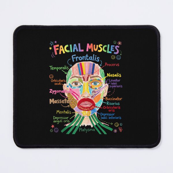 Item preview, Facial Muscles Frontails Anatomy Chart Funny Science Lover designed and sold by issan-exe.