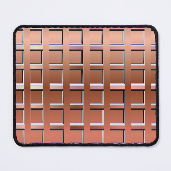Item preview, Industrial Copper Weave - Metallic Geometric Pattern designed and sold by BELLZINHO - ARTES.