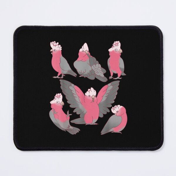 Item preview, Galah Cockatoo Pattern Pink Parrot Birb Doodles Graphic designed and sold by issan-exe.