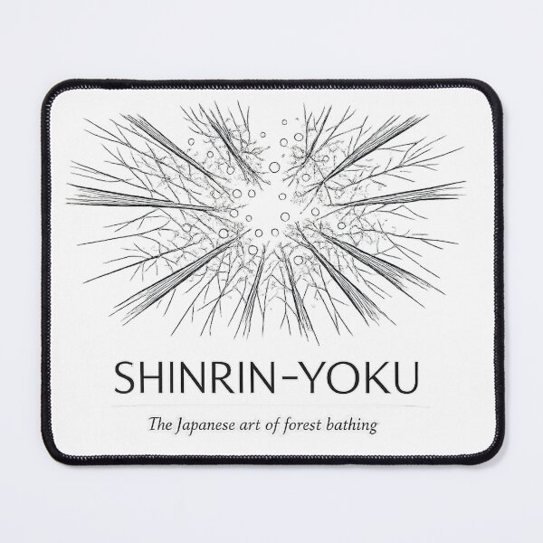 Item preview, Minimalist Japanese Forest Bathing Wellness Zen Graphic Design designed and sold by maaameee.