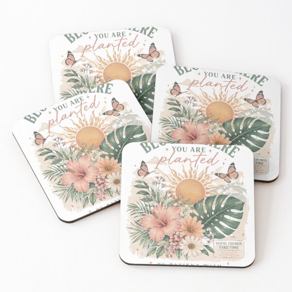 Item preview, Bloom Where You Are Planted Aesthetic Design designed and sold by Sonhos coloridos.