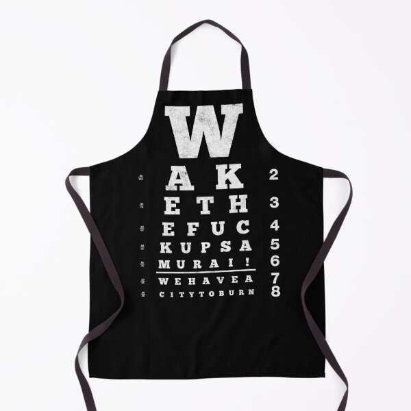 Item preview, Wake Up Samurai Eye Chart designed and sold by huckblade.
