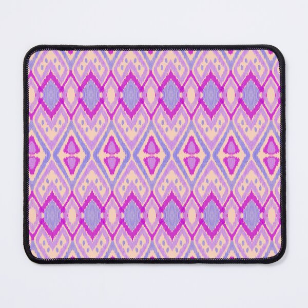 Item preview, Pink Blue Ikat pattern - boho geometric textile designed and sold by Bloomiastudio.