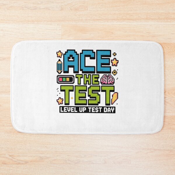 Item preview, Ace The Test Funny Test Day Pixel Gamer Style Level Up Motivation Teacher Kid designed and sold by issan-exe.