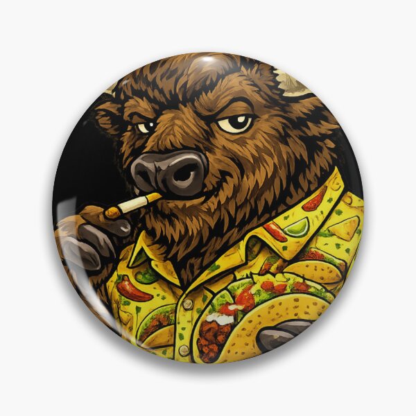 Item preview, Búfalo comiendo taco designed and sold by buffalowes.