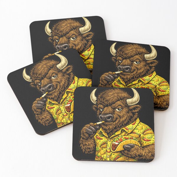 Item preview, Buffalo Eating Taco designed and sold by buffalowes.